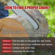 20" Chainsaw Chain 3/8" .050" 72DL – Fits HUS Series, 455 Rancher, 460 Rancher, MS 391 - Chainsawdeck