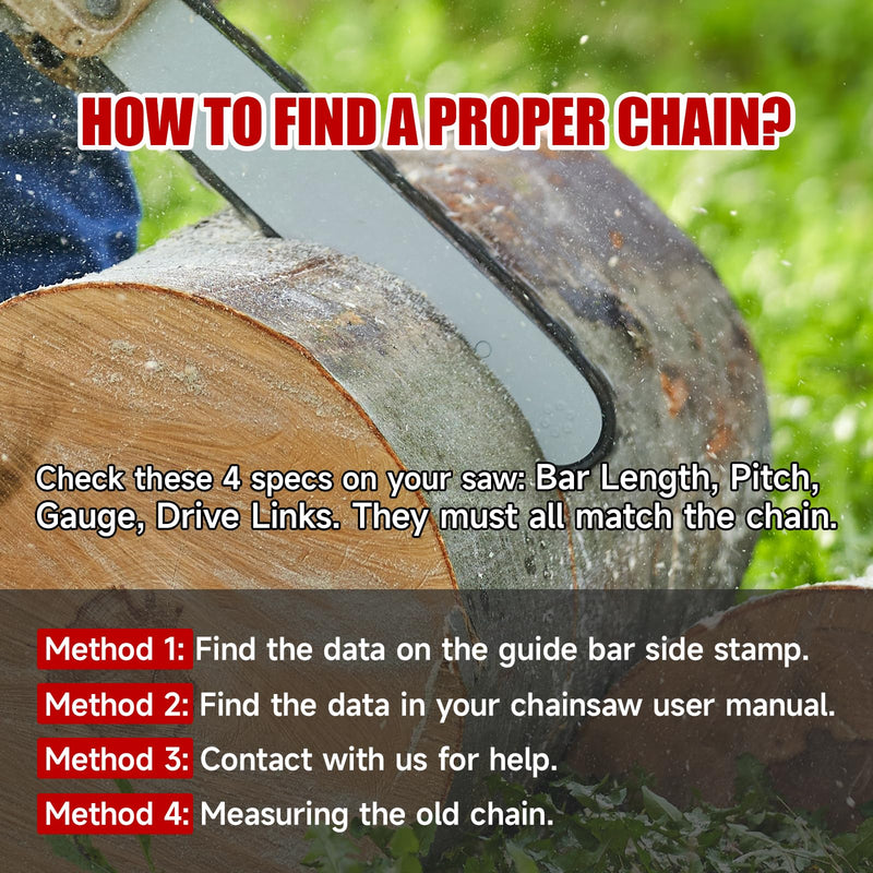 20" Chainsaw Chain 3/8" .050" 72DL – Fits HUS Series, 455 Rancher, 460 Rancher, MS 391 - Chainsawdeck