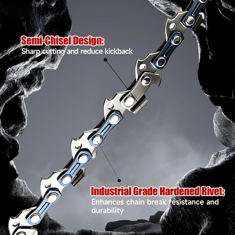 20" Chainsaw Chain 3/8" .050" 72DL – Fits HUS Series, 455 Rancher, 460 Rancher, MS 391 - Chainsawdeck