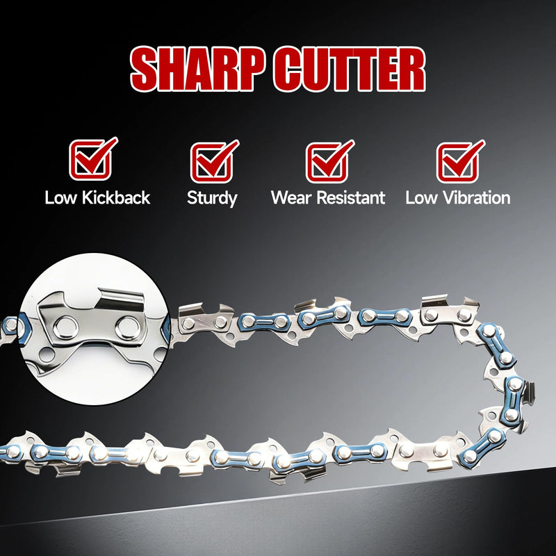 20" Chainsaw Chain 3/8" .050" 72DL – Fits HUS Series, 455 Rancher, 460 Rancher, MS 391 - Chainsawdeck