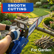 25.4cc Gas Chainsaw with 12 Inch Bar for Branch Cutting & Garden Pruning - SEESAW - Chainsawdeck