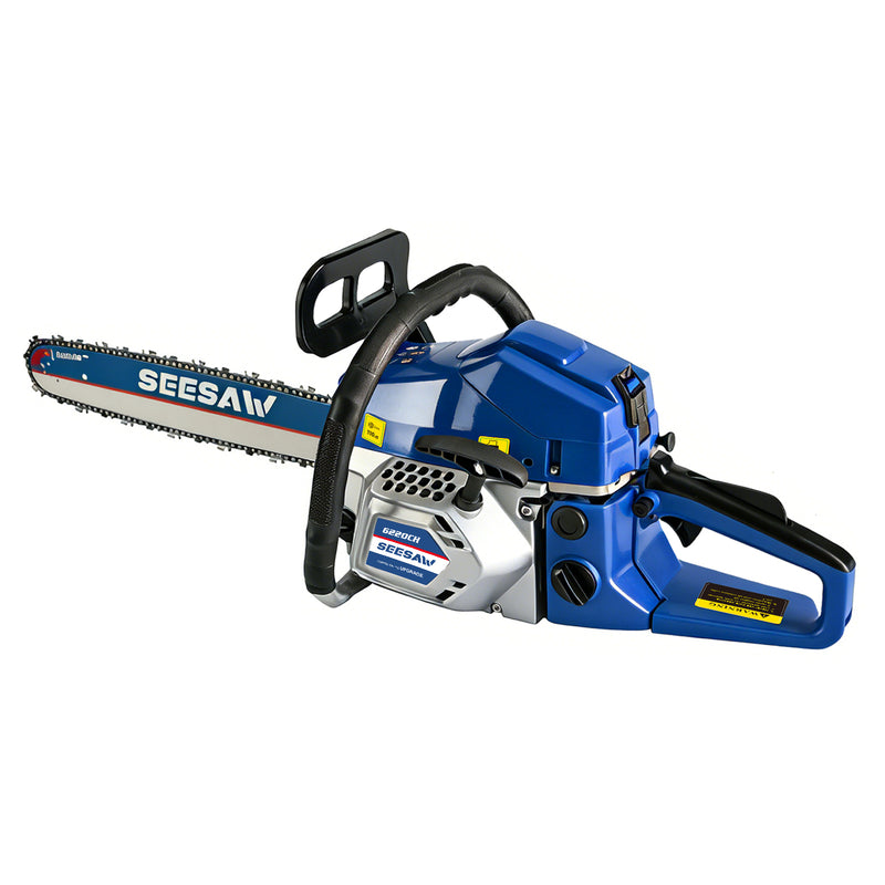63cc Gas Chainsaw with 20 Inch Bar for Firewood & Yard Work SEESAW 6220CH