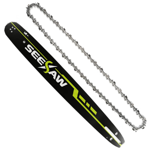 SEESAW 20 inch bar and chain combo Type 2 .325 pitch .058 gauge 76DL