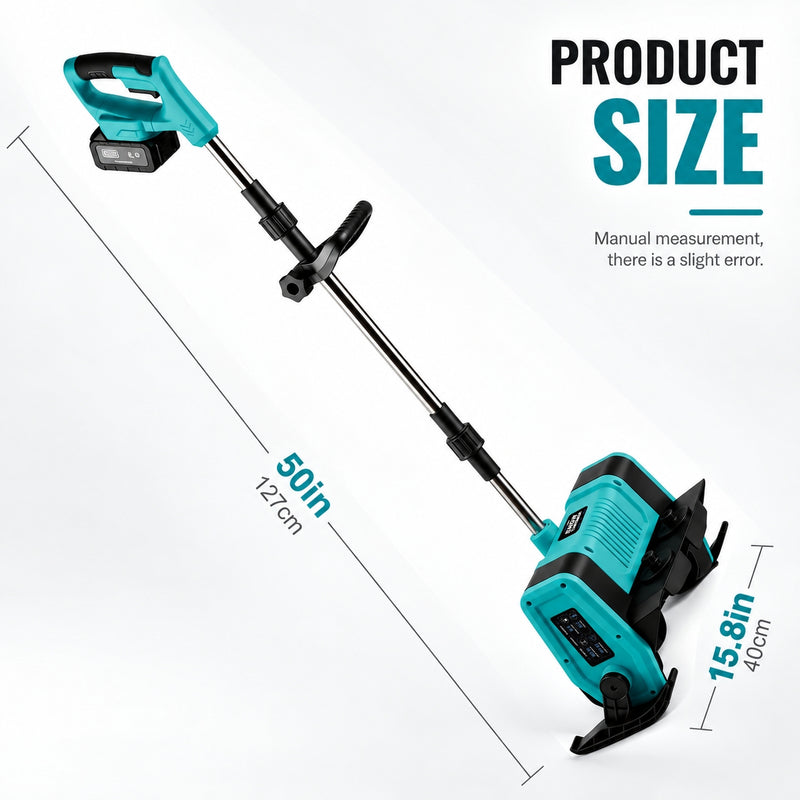 Vetoper 12 in 20V Battery Powered Snow Shovel, Ideal Snow Thrower for Driveways, Sidewalks & Porches