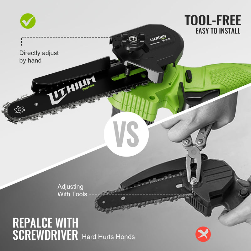 6" Cordless Brushed Hand Saw with Portable Case for Pruning & Yard Work Chainsawdeck - Chainsawdeck