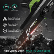 6" Cordless Brushed Hand Saw with Portable Case for Pruning & Yard Work Chainsawdeck - Chainsawdeck