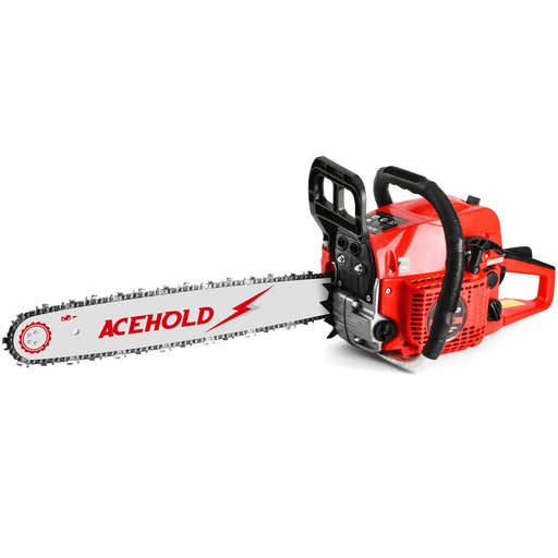 63cc Gas Chainsaw with 20 Inch Bar for Firewood Cutting & Property Work - ACEHOLD - Chainsawdeck