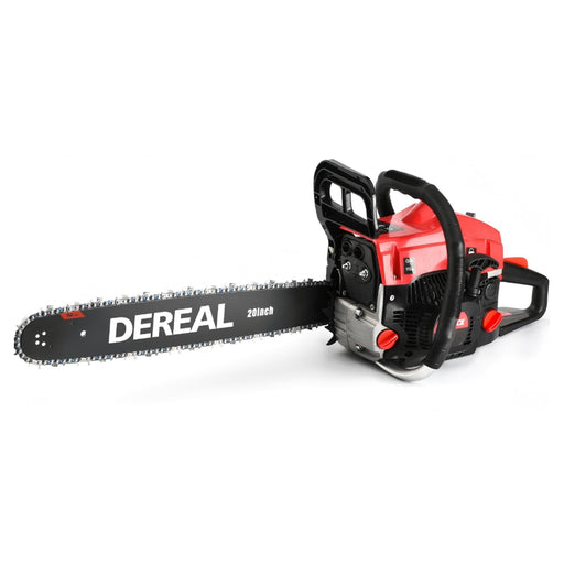 63cc Gas Chainsaw with 20 Inch Bar for Tree Cutting & Property Maintenance - DEREAL - Chainsawdeck