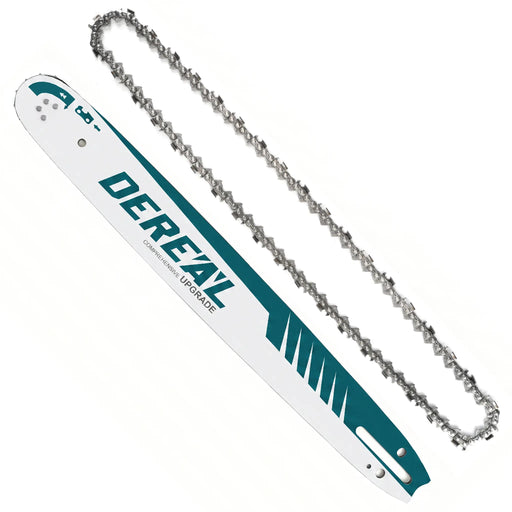 DEREAL 20 inch bar and chain combo .325 pitch .058 gauge 76DL for gas chainsaws