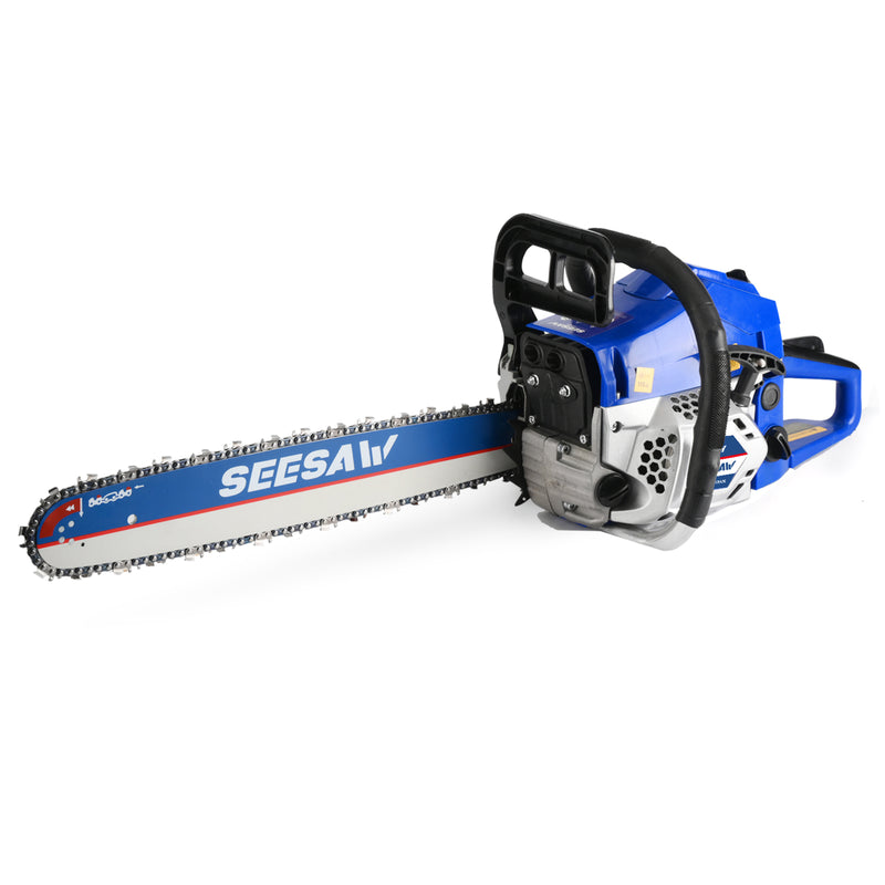63cc Gas Chainsaw with 20 Inch Bar for Firewood & Yard Work SEESAW 6220CH