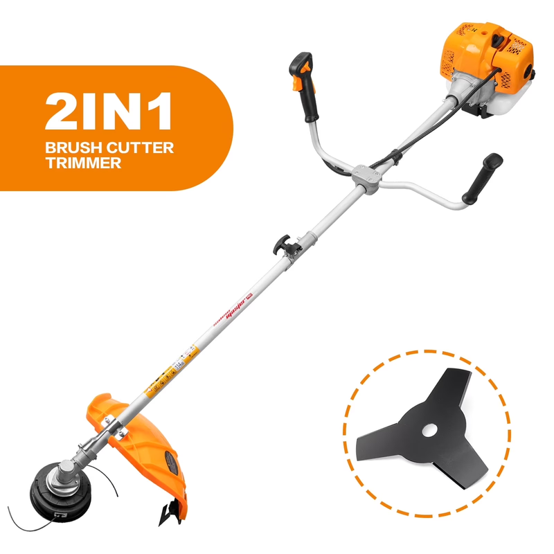 Vetoper 51.7CC 2 Cycle Gas Powered Weed Eater Cordless Brush Cutter Straight Shaft Gas Trimmer