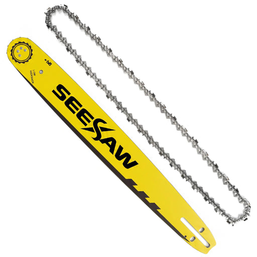 SEESAW 20 inch bar and chain combo Type 3 .325 pitch .058 gauge 76DL