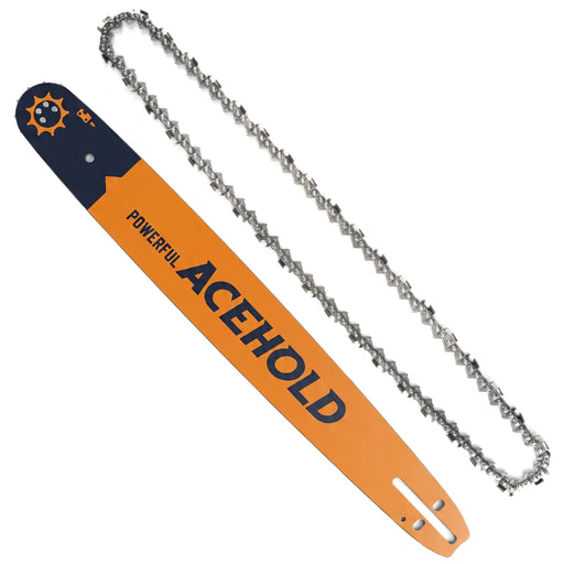 ACEHOLD 20 inch bar and chain combo Type 3 .325 pitch .058 gauge 76DL