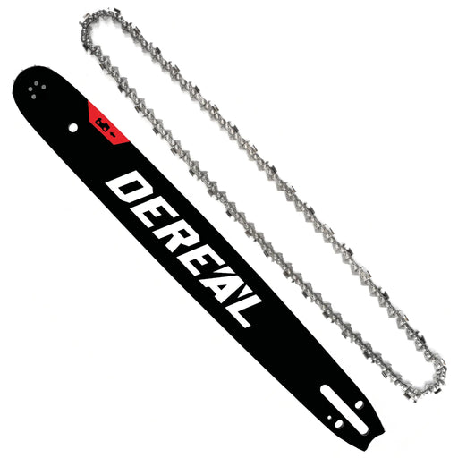 DEREAL 20 inch bar and chain combo Type 2 .325 pitch .058 gauge 76DL