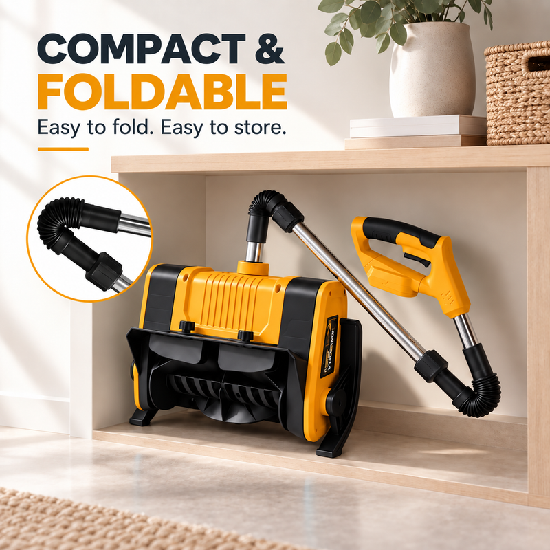20V Cordless Snow Shovel 2 Batteries, 12" Clearing Width Lightweight 9 lbs Electric Snow Thrower with Adjustable Snow Chute, Perfect for Driveways, Sidewalks, Porches and Easy Winter Snow Removal